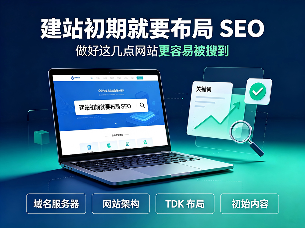 建站初期就要布局 SEO，做好这几点网站更容易被搜到