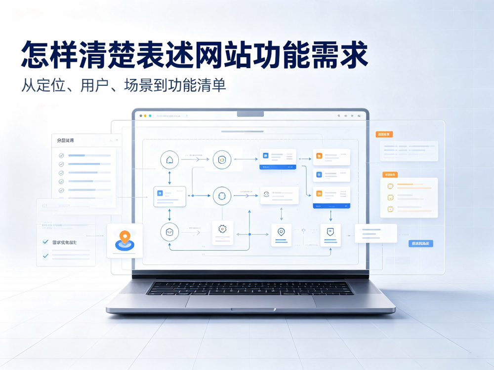 怎样才能清楚地表述自己新建网站的功能需求