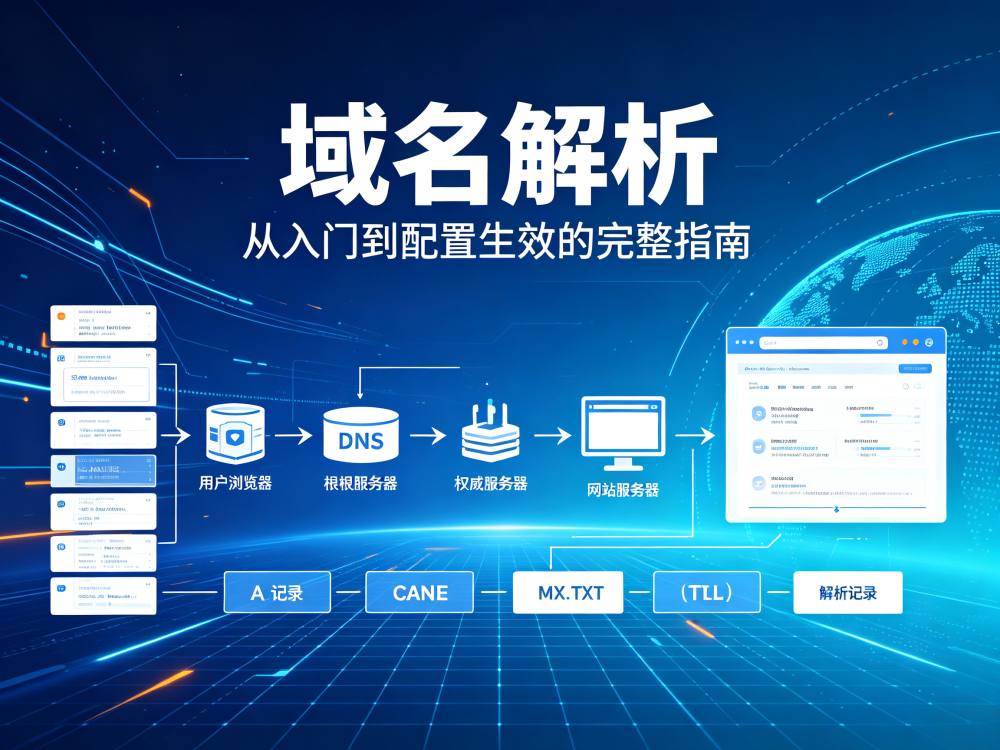 域名解析：零基础入门到精通的完整实操指南