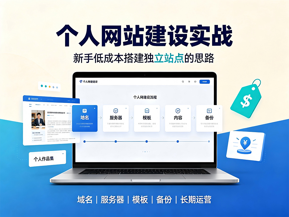 个人网站建设实战：新手低成本搭建独立站点的思路