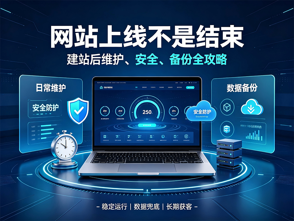 网站上线不是结束：建站后维护、安全、备份全攻略